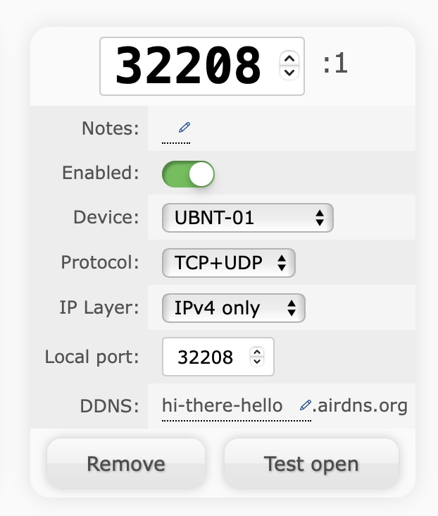 AirVPN Port Forwarding